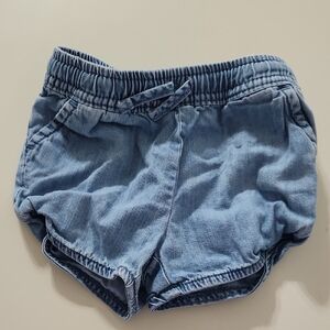 Blue Denim Shorts